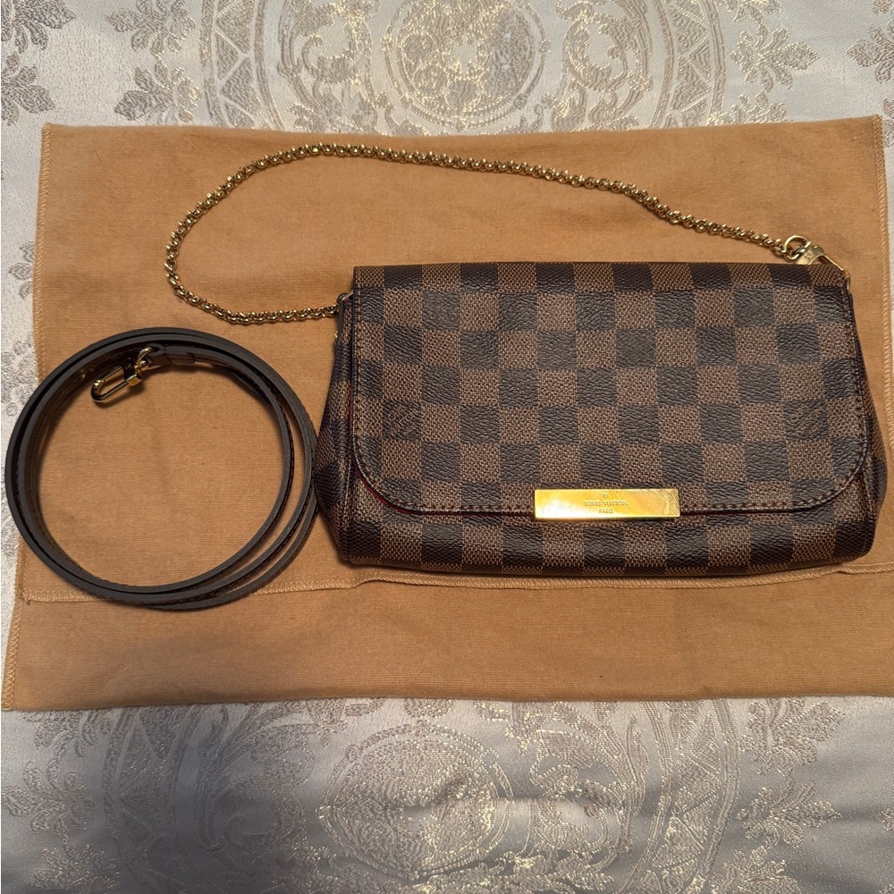 Louis Vuitton Damier Favourite “PM” the smaller version than the MM